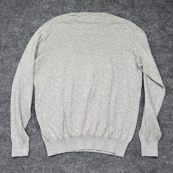 Peter Millar Sweater Mens S Gray Crown Soft Crew Golf Pullover Cotton Silk L/S - Picture 6 of 8